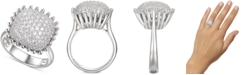 Macy's Cubic Zirconia Pav&eacute; Statement Ring in Sterling Silver